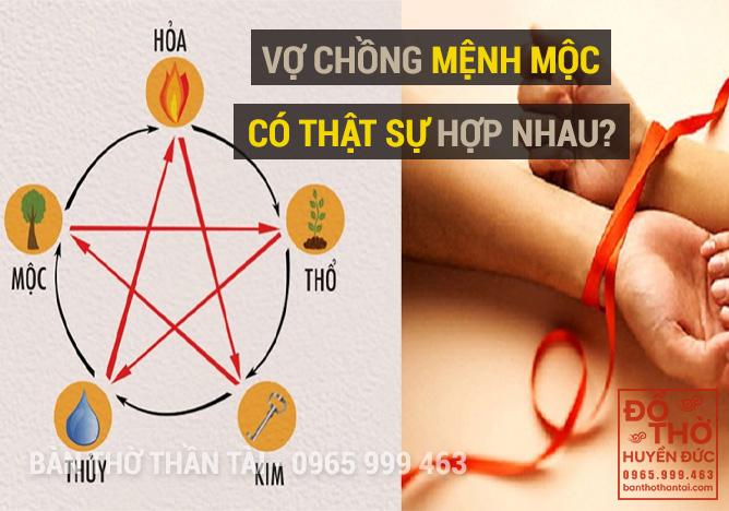 Chồng mệnh Mộc vợ mệnh Mộc có thật sự hợp nhau?