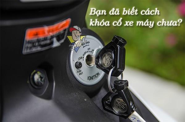 ổ khóa xe máy bị kẹt