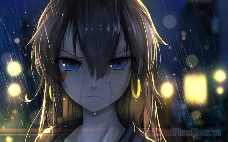 Những hình ảnh anime mưa buồn, đầy cảm xúc