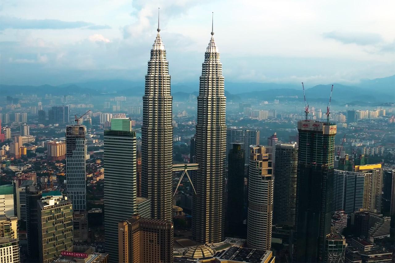 thap doi petronas thủ đô Kuala Lumpur malaysia