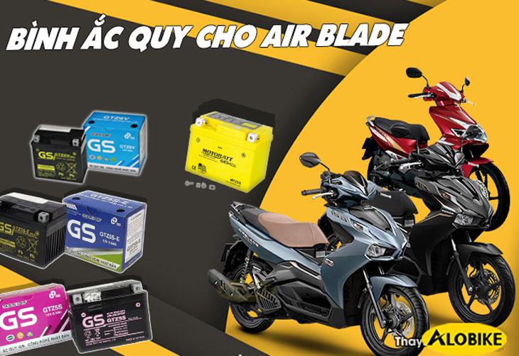 thay bình ắc quy xe airblade giá bao nhiêu