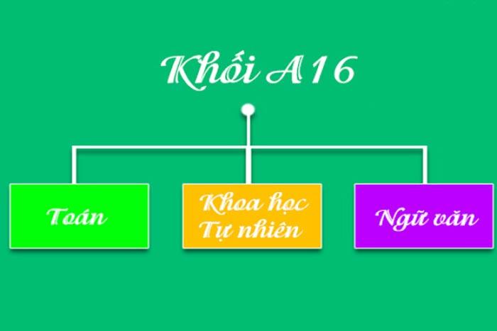 Khối A16 gồm những môn nào?