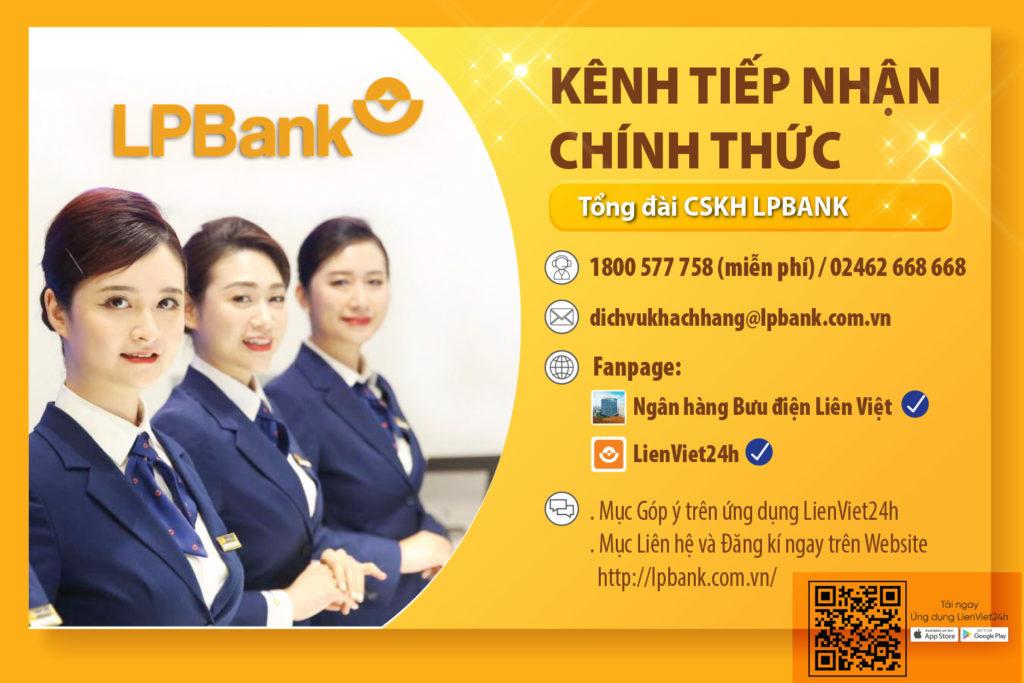 Tổng đài và email chăm sóc khách hàng LPBank