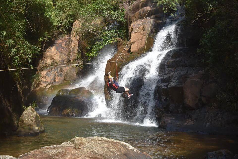 Canyoning experience on Dalanta waterfall