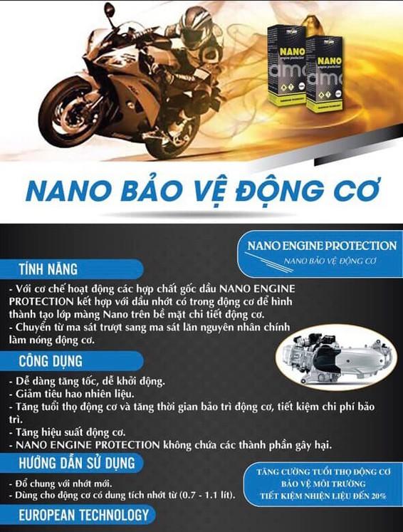 Dầu Nano Phục Hồi Và Bảo Vệ Động Cơ Xe Máy NANO ENGINE PROTECTION