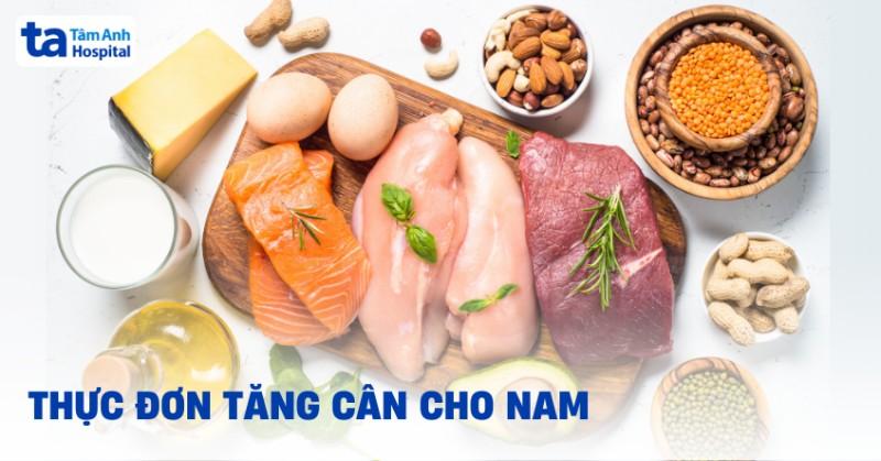 Gợi ý thực đơn tăng cân cho nam giới giúp cải thiện cân nặng