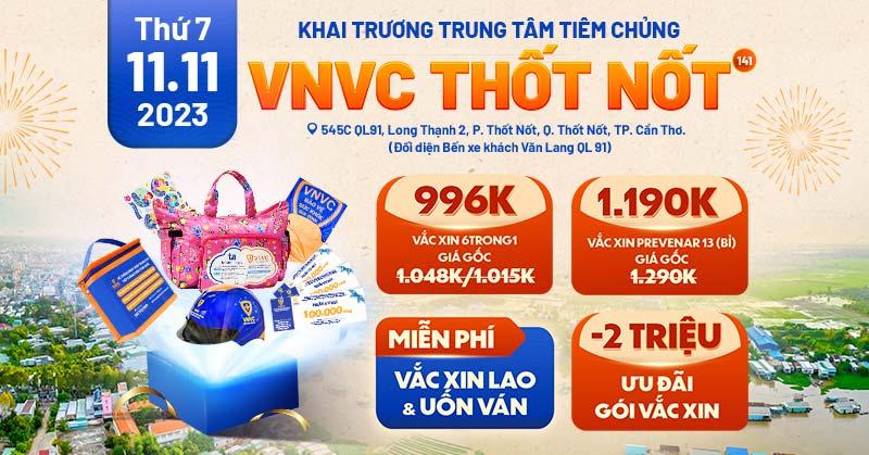 khai trương trung tâm vnvc thốt nốt