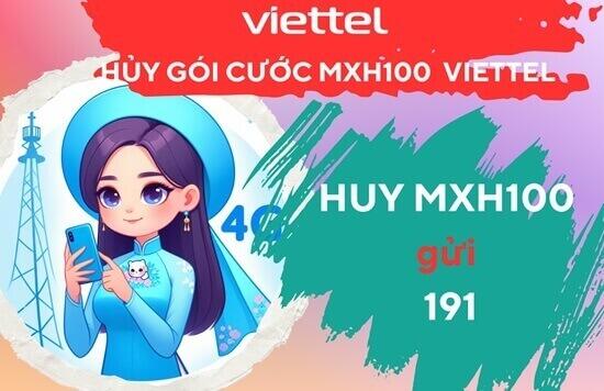 Cách hủy gói cước MXH100 Viettel qua tin nhắn đơn giản nhất