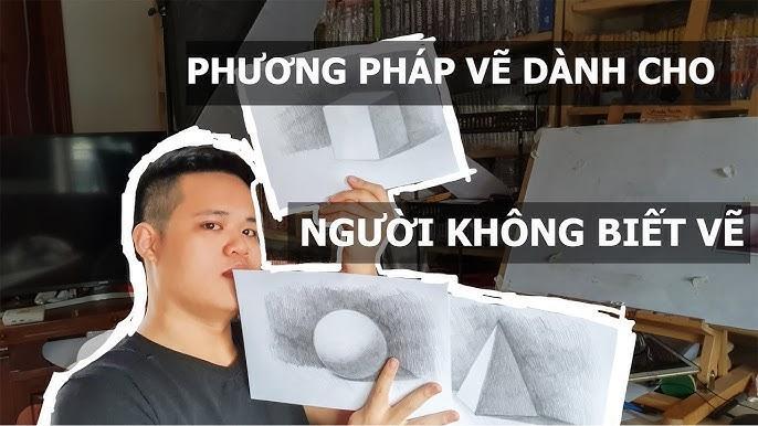Kỹ thuật dựng hình người từ các khối hình học cơ bản trong cách vẽ con người đẹp
